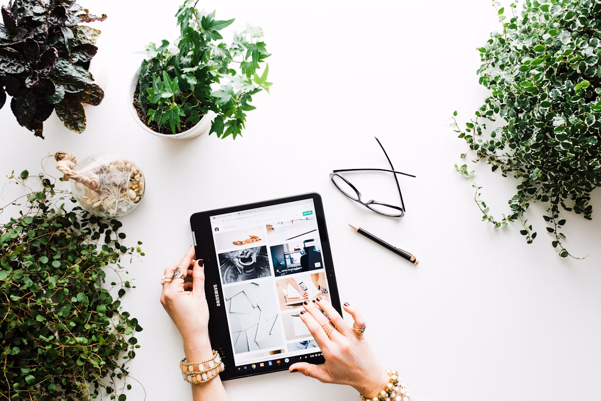 Preview de um site de e-commerce